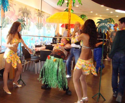 hula party danseressen